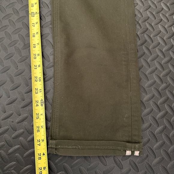 New Levi’s Commuter Jeans 31 X 30 Army Green Scotchlite Reflective U-lock Holder - Picture 7 of 8